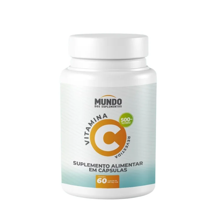 Vitamina C revestida 500 mg — 60 cápsulas
